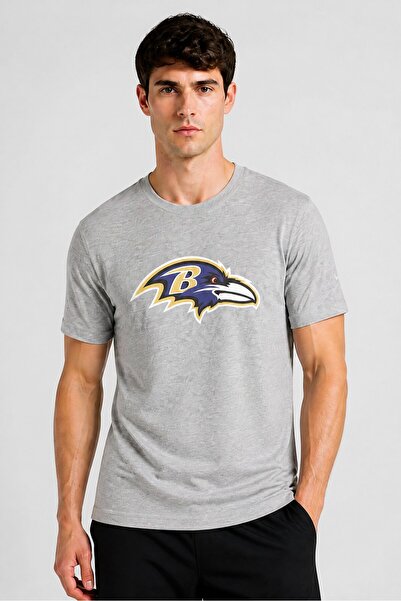 NFL Men Sportswear Fit Baltimore Ravens Primary Logo Short Sleeve Football T-...