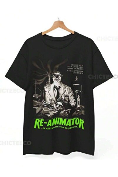 4Car قميص فيلم Re-Animator، فيلم رعب كلاسيكي من الثمانينيات فيلم الجمعة الثال...