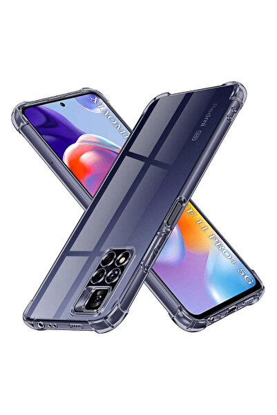 Techsuit Husă pentru Xiaomi Redmi Note 11 Pro+ 5G, din silicon transparent, r...