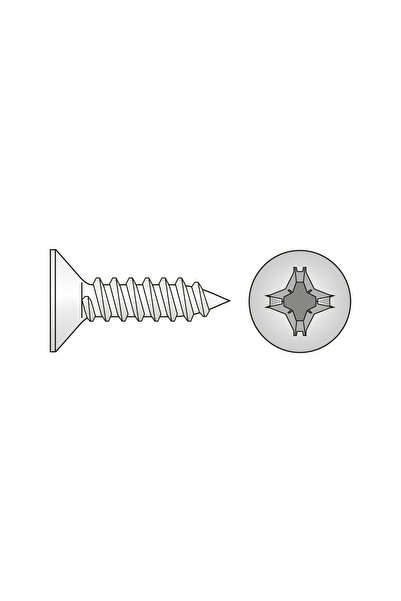 Rocast Set 250 x Surub Cap Inecat Pentru Tabla 7982 Otel Zincat-4.2x 70