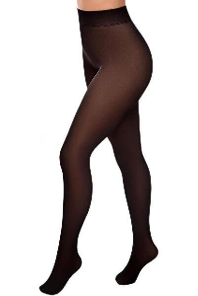 Arbest Women's Fleece Lined Tights,High Waisted Fake Translucent Warm Legging...