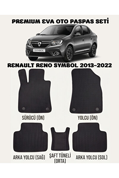 FEYZA OTO RENAULT RENO SYMBOL SERİSİ 2013 - 2022 ARASI ARACA ÖZEL EVA PASPAS ...