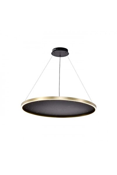 Siera Space Star Chandelier Black+Gold Warm Light P 0858