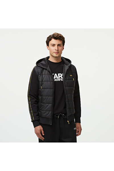 Karl Lagerfeld Erkek Siyah Mont