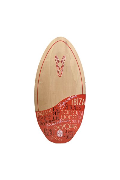 SkimOne SKIM ONE MEDITERRANEE ΙΣΠΑΝΙΑ ΞΥΛΙΝΟ SKIMBOARD 41 ΠΟΡΤΟΚΑΛΙ/ΜΑΥΡΟ