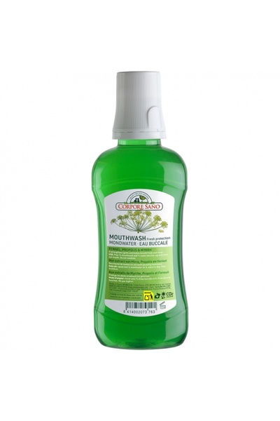 Corpore Sano Apă de gură Protecție Proaspătă cu Mir, Propolis și Fenicul 250 ml