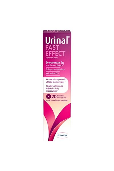 STADA Comprimate efervescente, STADA, Urinal Effect Fast, 20 bucăți, pentru f...