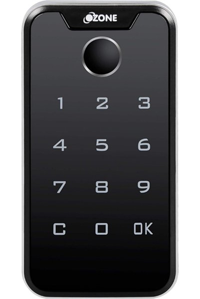 ozone Electronic Digital | Mobile App | Fingerprint | Password | RFID Card Furniture Lock (Black) (FINGERPRINT | PIN)