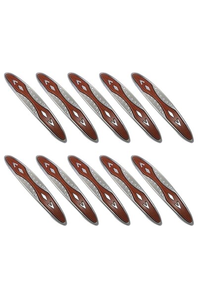 flores Set de 10 mânere din plastic, WJS-312, lungime 27 mm, distanța între g...