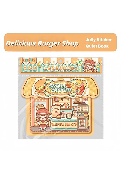 Choice Yellow Various Styles of Jelly Stickers for Quiet Books, No-Cut DIY Ma...