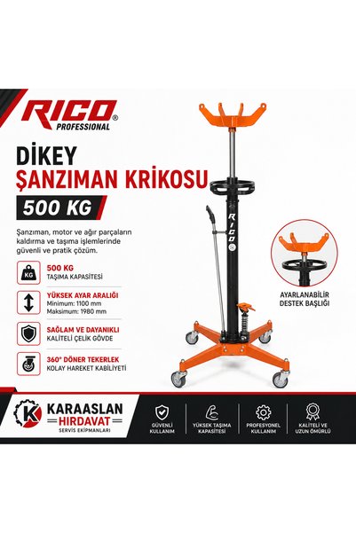 Rico Dikey Şanzıman Krikosu 500 Kg