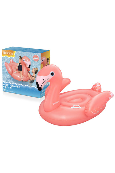 BESTWAY Saltea gonflabilă pentru copii Flamingo Roz 138x107 cm 41525