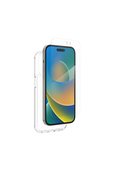 Zagg Bundle pack Glass Screen Protector + Clear case Apple-iP14 Pro Max