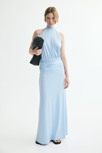 H&M Halter Yakalı Maksi Elbise