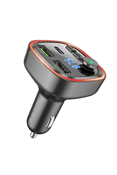 Borofone - FM Modulator and Car Charger Broad (BC48) - Bluetooth V5.0, 2x USB...