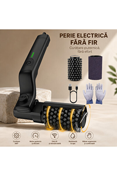 PETTRA Perie electrica pentru curatat gratar, Motor puternic, Curatare rapida...