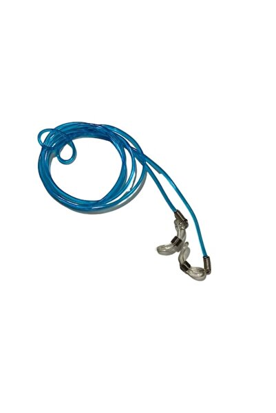 POLI Silicone eyeglass cord, Blue, 70 cm