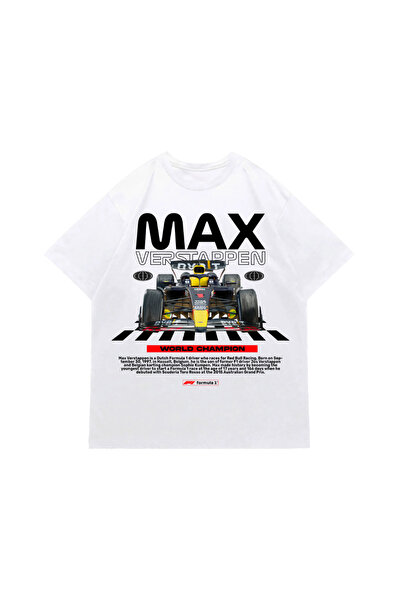 EZ Design Formula 1 Max Verstappen Printed Oversize T-Shirt