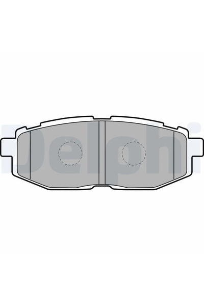 DELPHİ Set Placute Frana Frana Disc Subaru Brz/Forester/Legacy 5 Toyota Gt 86...