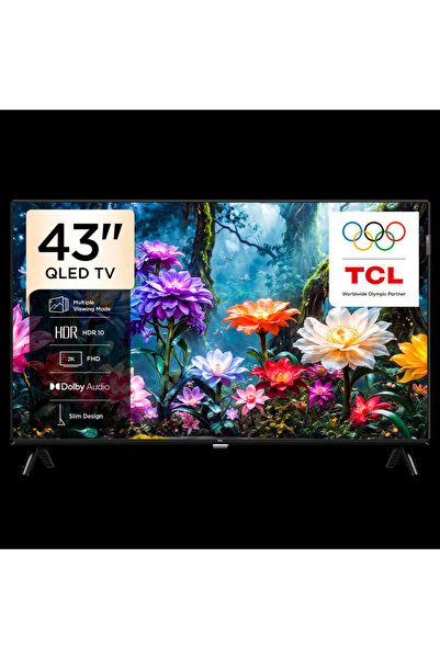 TCL Full HD Television 43 Inch S51K QLED Smart TV (2026 Model) With Google TV...