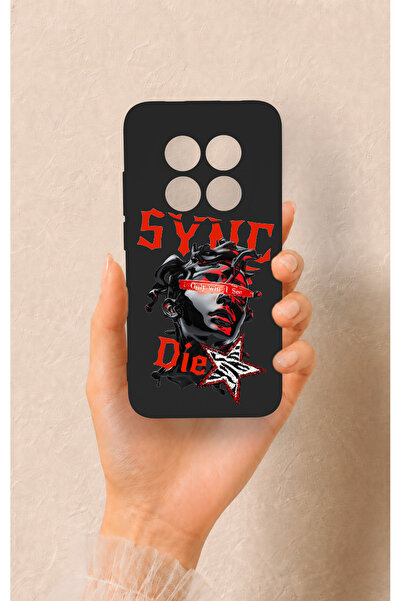 Vip Case Redmi Note 15 Pro 5G Uyumlu Sync Die Desenli Silikon Kılıf