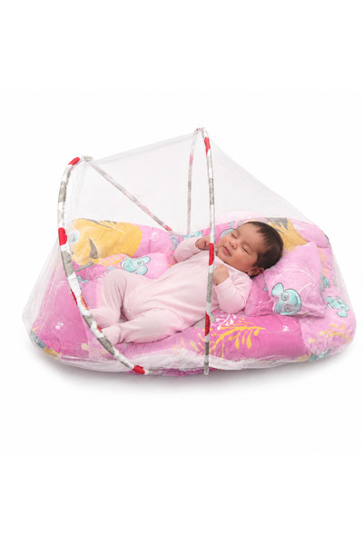 Generic Brand Portable Newborn Mattress with Mosquito Net and Pillow,