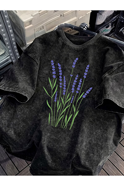 HOFFNUNG Unisex Oversize Vintage Washed Street Style Μόδα του δρόμου Βαμβακερ...