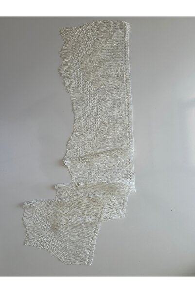 El Yapımı Dantel Perde Ucu 110 x 25 cm