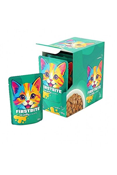 M-PETS Firstbite Pigeon in Jelly Wet Cat Food Pouches 12x85g – Premium Belgia...