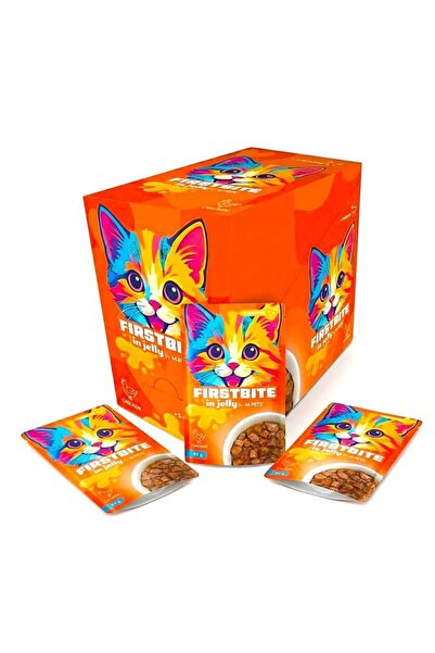 M-PETS FIRSTBITE Chicken in Jelly Wet Food Pouches for Cats 12x85g – Premium ...