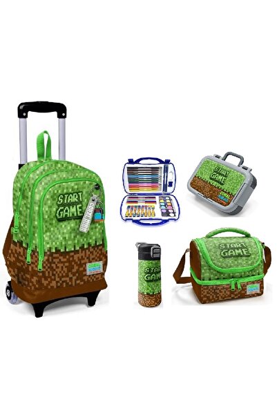 Coral High High Craft Desenli Çekçekli Çelik Termoslu Çelik Beslenme Kaplı Ok...