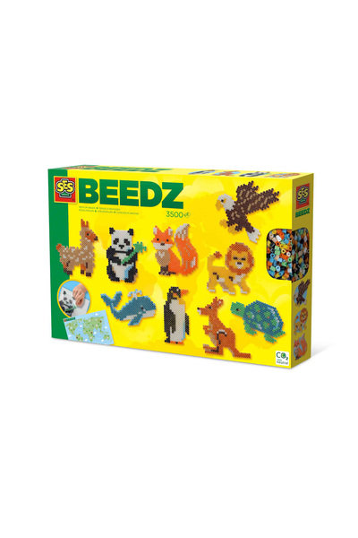 SES Creative Set de artizanat, SES Creative, 3500 margele, Varsta 5+ ani, Mul...