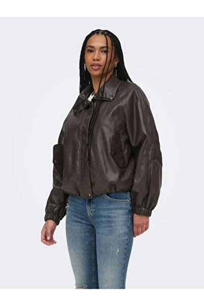 ONLY Onlmını Faux Leather Jacket Cc Otw Kadın Mont 15373805