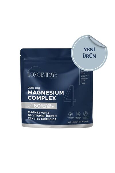 Magnezyum 4 Kompleks - 60 Kapsül