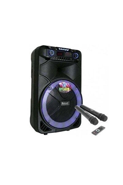 Meirende Επαγγελματικό Ασύρματο Ηχείο Bluetooth 15″ FM & 2 Μικρόφωνα TWS με Φ...