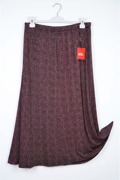 elma abone Plus Size Pigment1 Combed Cotton Elasticated Maternity Skirt