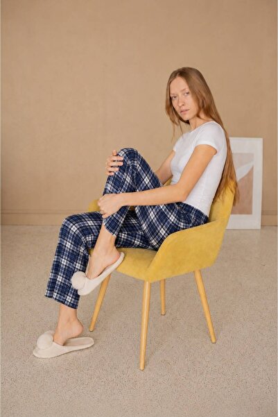 MODABOX Women's 100% Cotton Pure Comfort Patterned Relax Fit Basic T-Shirt Pajama Set