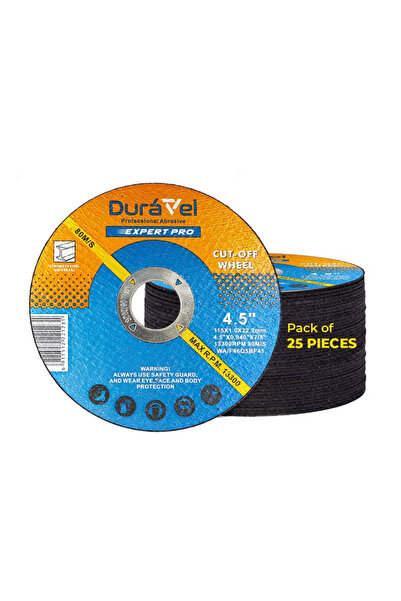 Duravel Expert Pro Cut-Off Wheel 4.5 Inch-Pack of 25