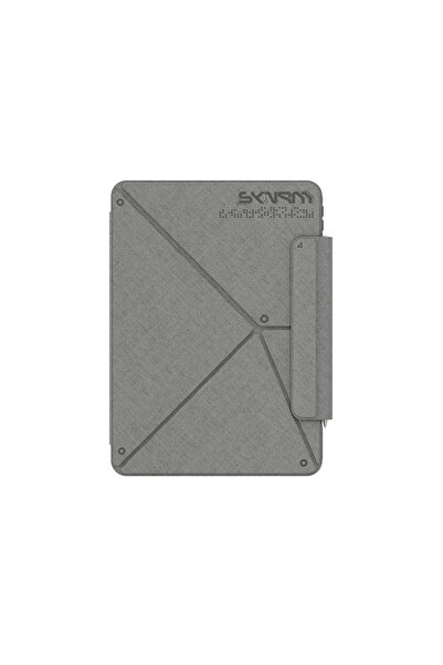 Skinarma iPad Air 11 2026 M4 Uyumlu Kılıf Kalemlikli Dokulu Standlı Magnetik ...