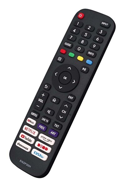 PopZa EN2P30H Replacement Remote for Hisense Smart TVs – Compatible with 43H6...