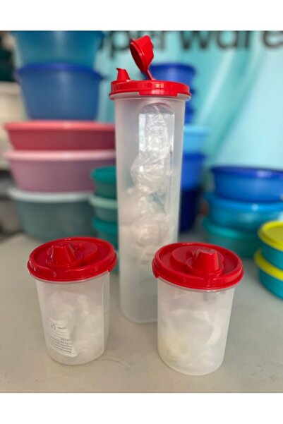 Tupperware Yağdanlık Oval 1.1 LT ve 2 Adet 440 ML.