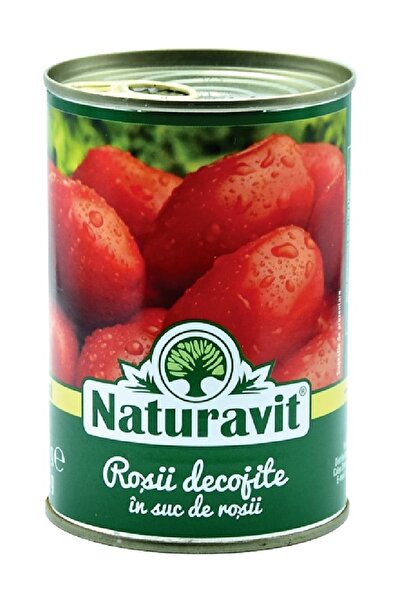 Naturavit Ολόκληρα αποφλοιωμένα ντομάτες σε συνθετικό χυμό ντομάτας, 425ml