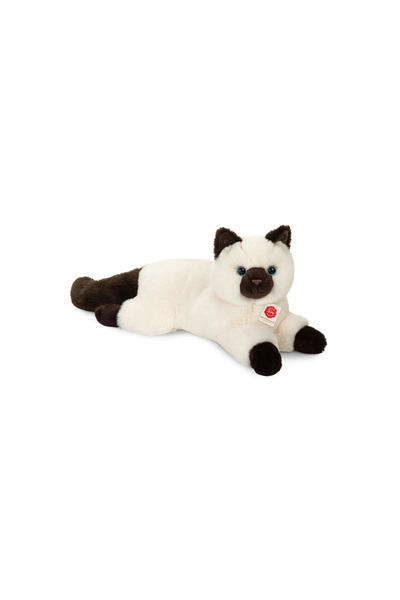 TEDDY HERMANN Pisică Birmaneză Culcată 36 cm Mascotă pentru Copii