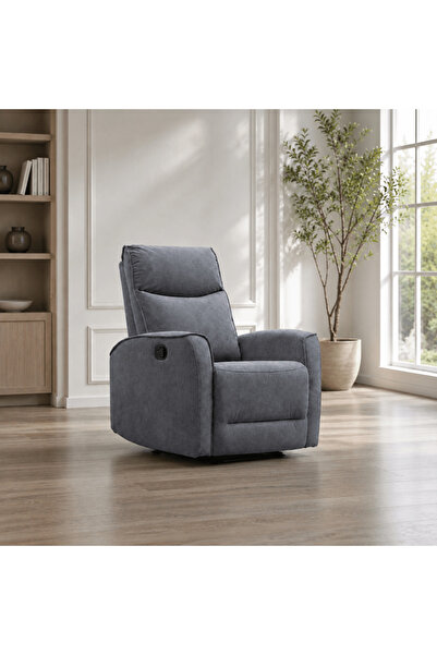 Roots Furniture كرسي استرخاء يدوي من نيروبي باللون الفحمي