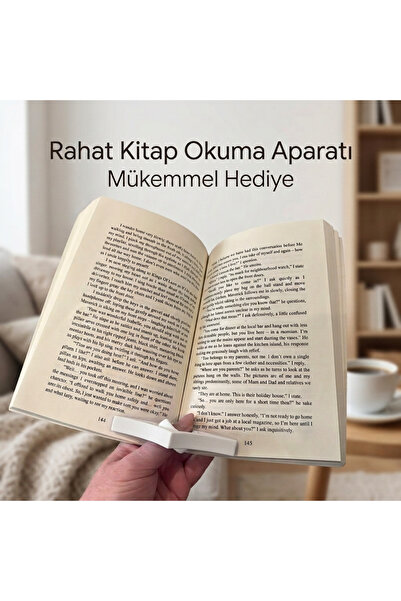 Kitap Okuma Aparatı Sayfa Tutucu Baş Parmak Delikli 1 Adet