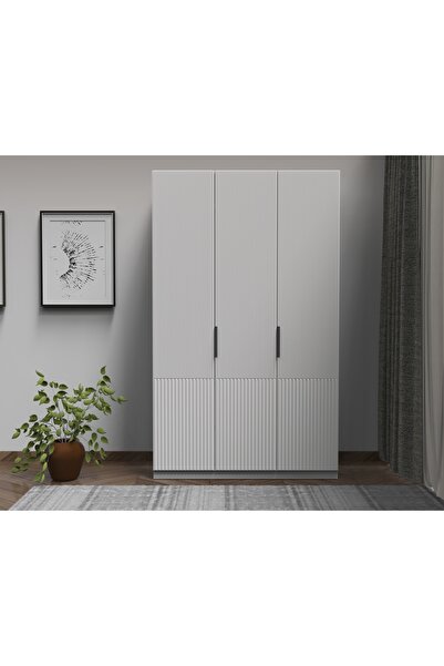 Dian Mobilya Komple Mdf Gardrop 3 Membran Kapaklı