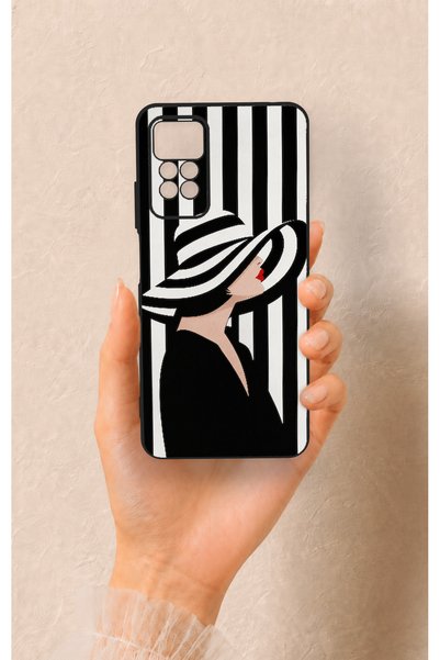 Vip Case حافظة سيليكون منقوشة متوافقة مع Redmi Note 11 Pro 4G من Madam Marica