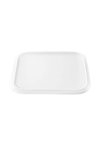 WILMAX ENGLAND Farfurie cină WILMAX Teona, porțelan, pătrată, Alb, 25.5x25.5 cm