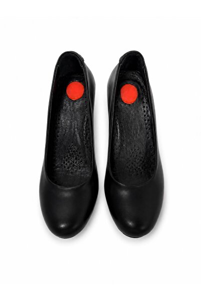 CREWTURK Hostes Shoes Black Heels 7 cm