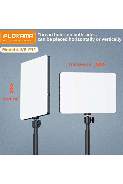 PLOKAMA Live P11 LED Fill Light for Professional Photography & Videography